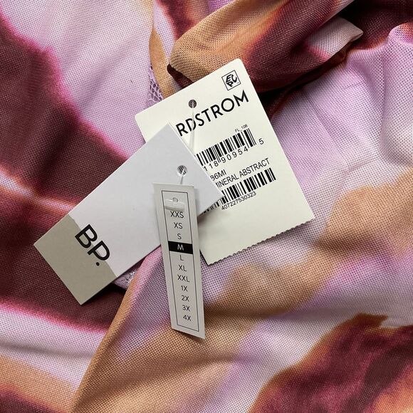 BP Nordstrom Womens Purple Mineral Abstract Lace Cami Mesh Mini Dress Size M NWT - Picture 9 of 9